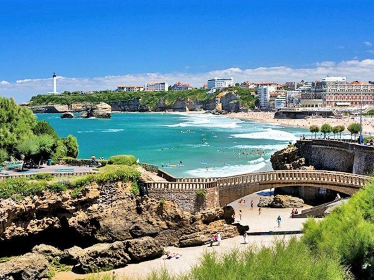 Charmant Studio En Centre-Ville Avec Piscine Proche Grande Plage - Fr-1-3-410 Биарриц Экстерьер фото
